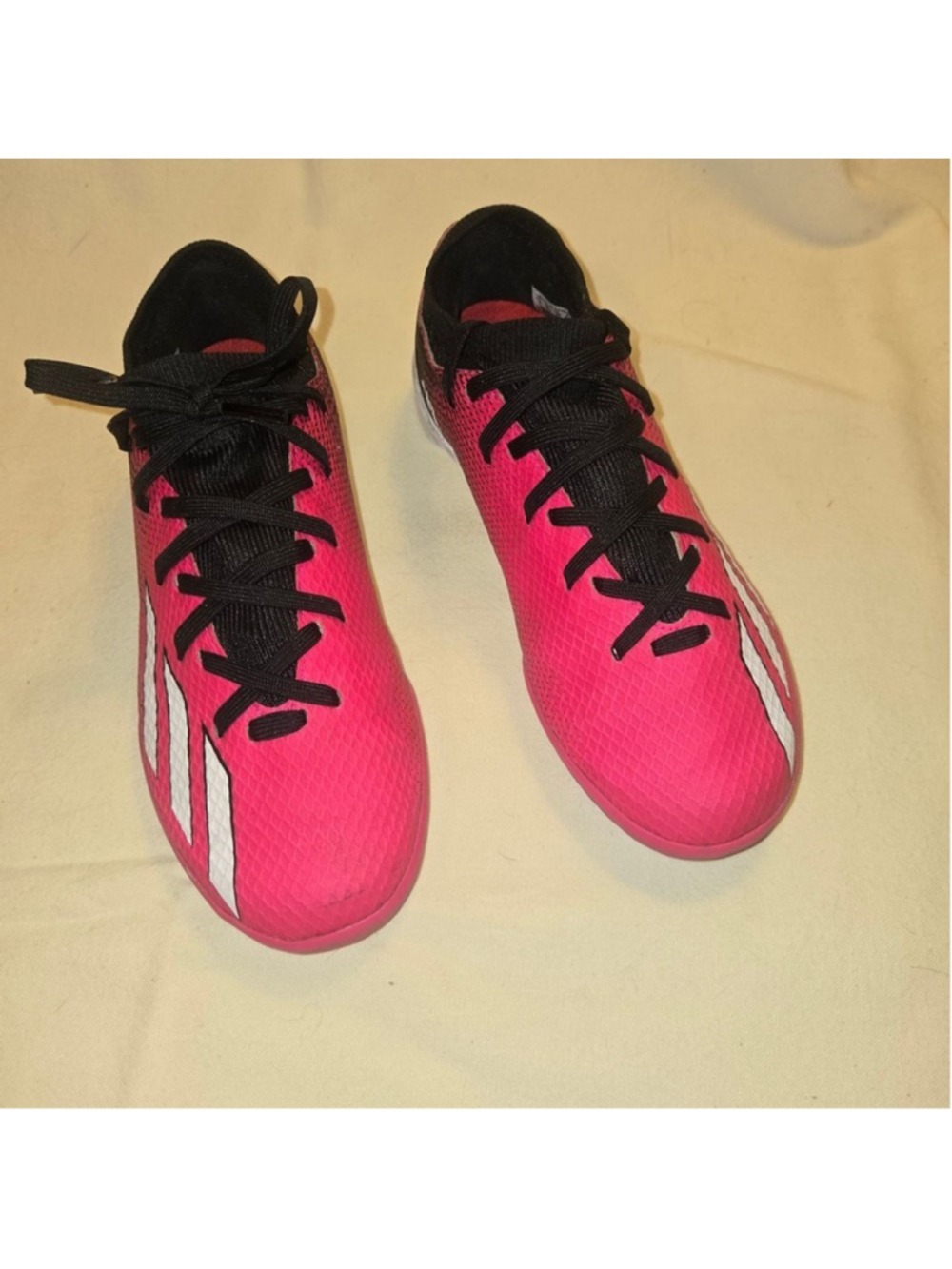 Adidas X Speedportal.3 Indoor Soccer Shoes GZ5068 Size 3 Pink Black